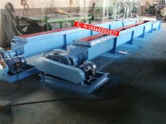 無軸螺旋輸送機，含水量30%污泥輸送機，LS320-8米無軸螺旋輸送機